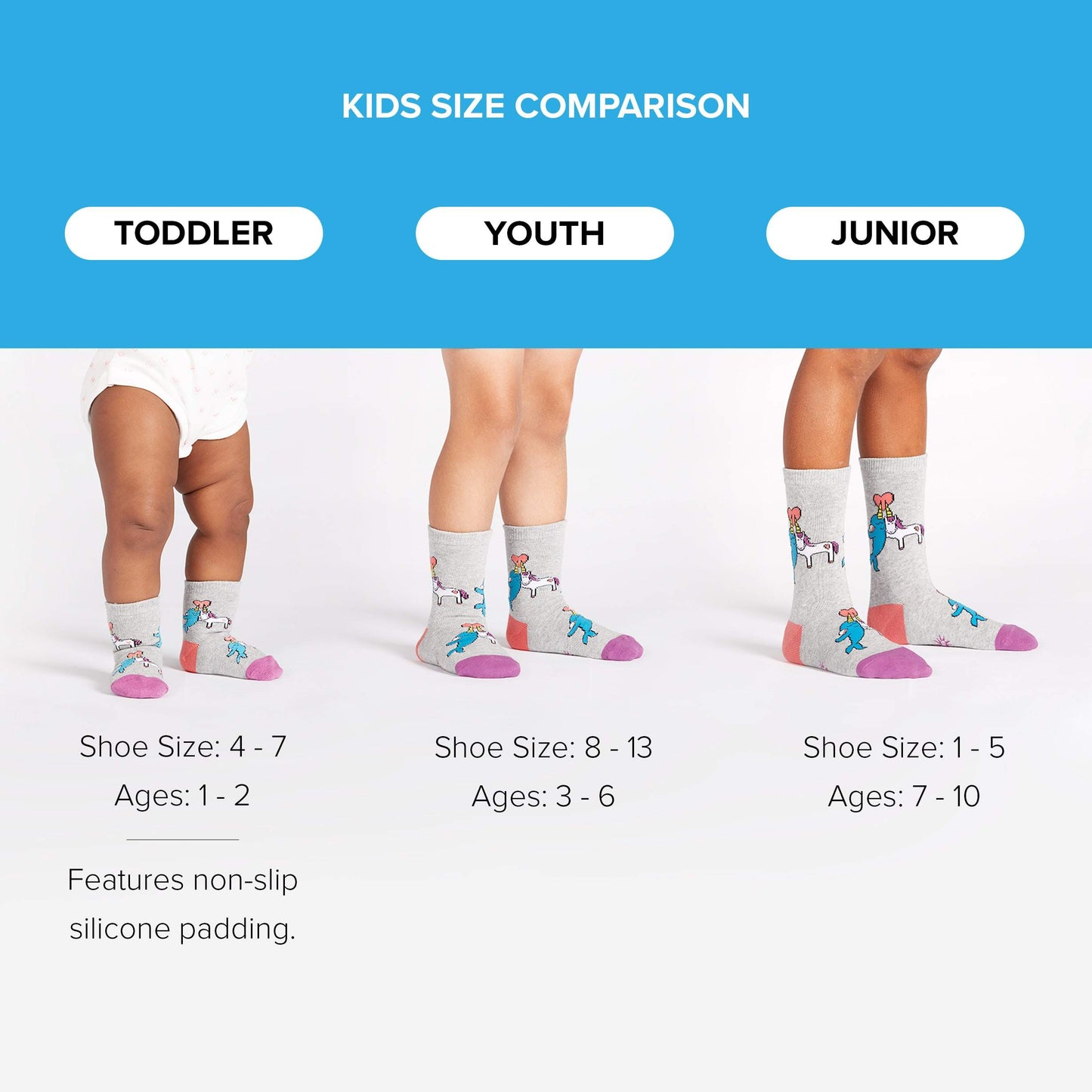 Sock it to me Team Pride Toddler (aged 1-2) Knee High Socks