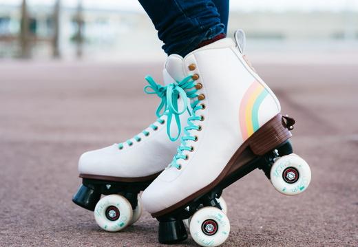 Chaya Bliss Kids Adjustable Quad Skates Vanilla - ON SALE