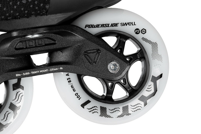 Powerslide Swell 100mm Lite Black II Inlineskates