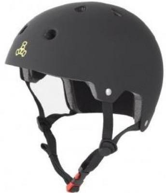 Triple 8 Certified Helmet SS All Black Rubber