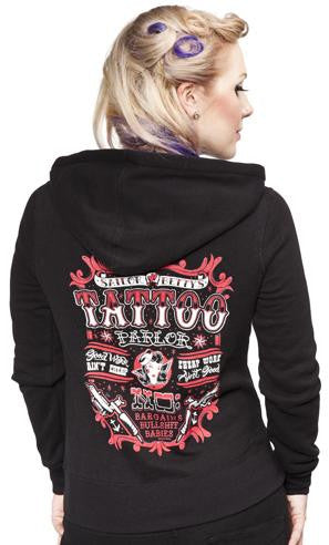 Sourpuss Sailor Betty Black Hoodie Jacket