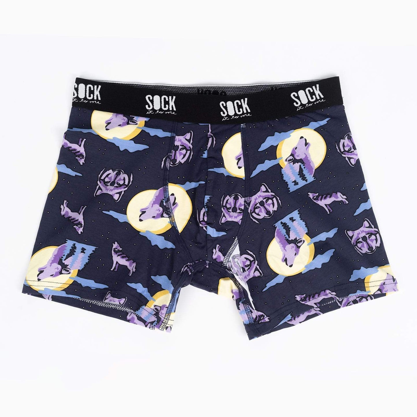 Sock it to Me 6 Wolf Moon Mens Boxers