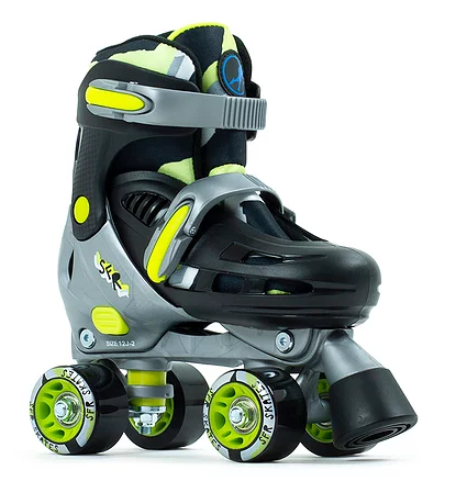 SFR Hurricane III Quad Roller Skates - Black Yellow