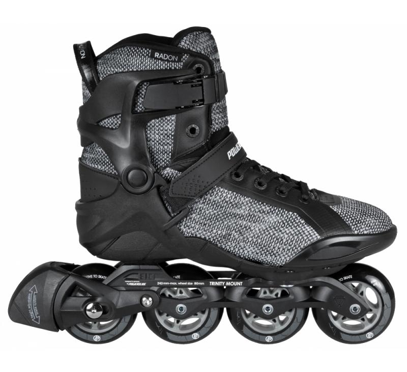 Powerslide Radon Black White 90 Inline Skates