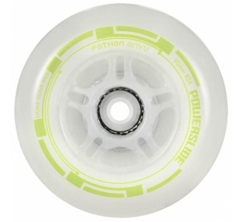 Powerslide Fothon Envy LED Wheels Green 4 Pack