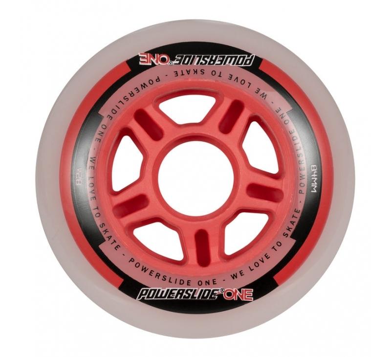 Onec Wheel Powerslide One Wheels Combo Wheel Set 8 Pack inc Bearings ...