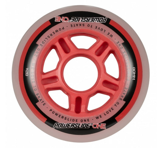 Powerslide ONE 80mm 82a Wheels Red 4 Pack