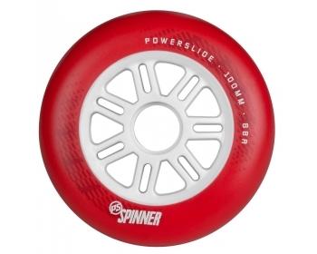 Powerslide Spinner Inline Wheels 100mm/88a - Red Each