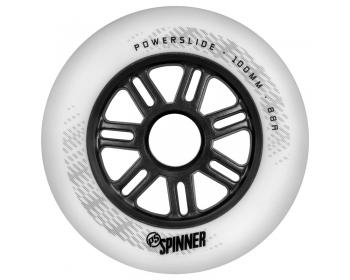 Powerslide Spinner Wheels 100mm 88a Matte White EACH