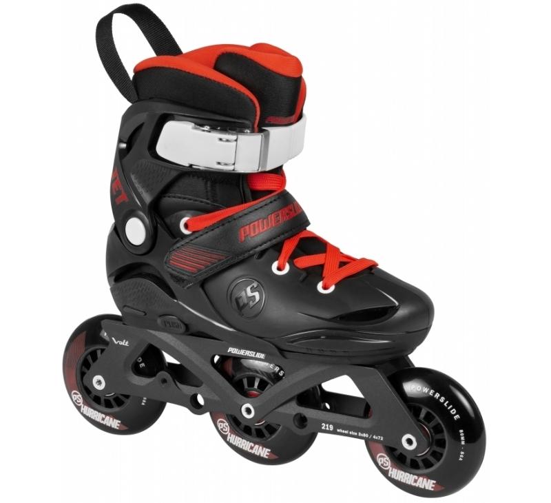 Powerslide Phuzion Jet Pro Black Jr Inline Skates