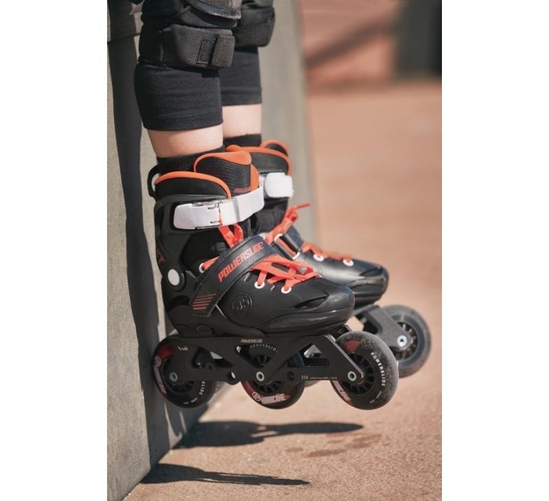 Powerslide Phuzion Jet Pro Black Jr Inline Skates