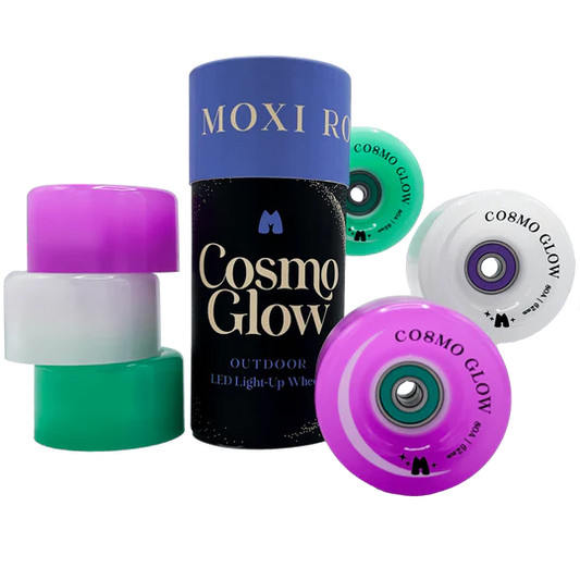 Moxi Cosmo Glow Wheels 62mm 80a 4 Pack
