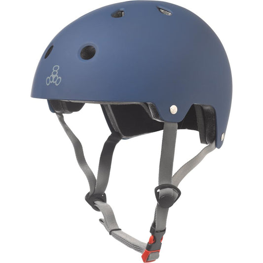 Triple 8 Certified Helm SS Blau Gummi
