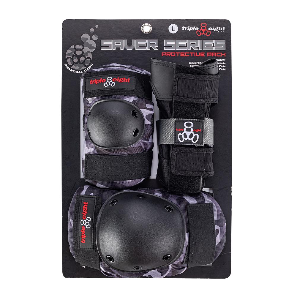 Triple 8 Tripack Junior Charcoal Camo