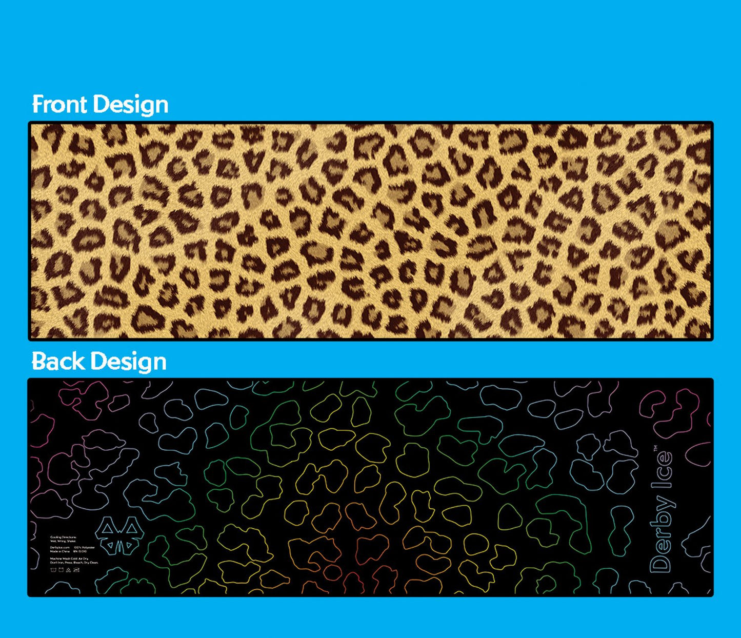 Derby Ice Towel Leopard Pattern