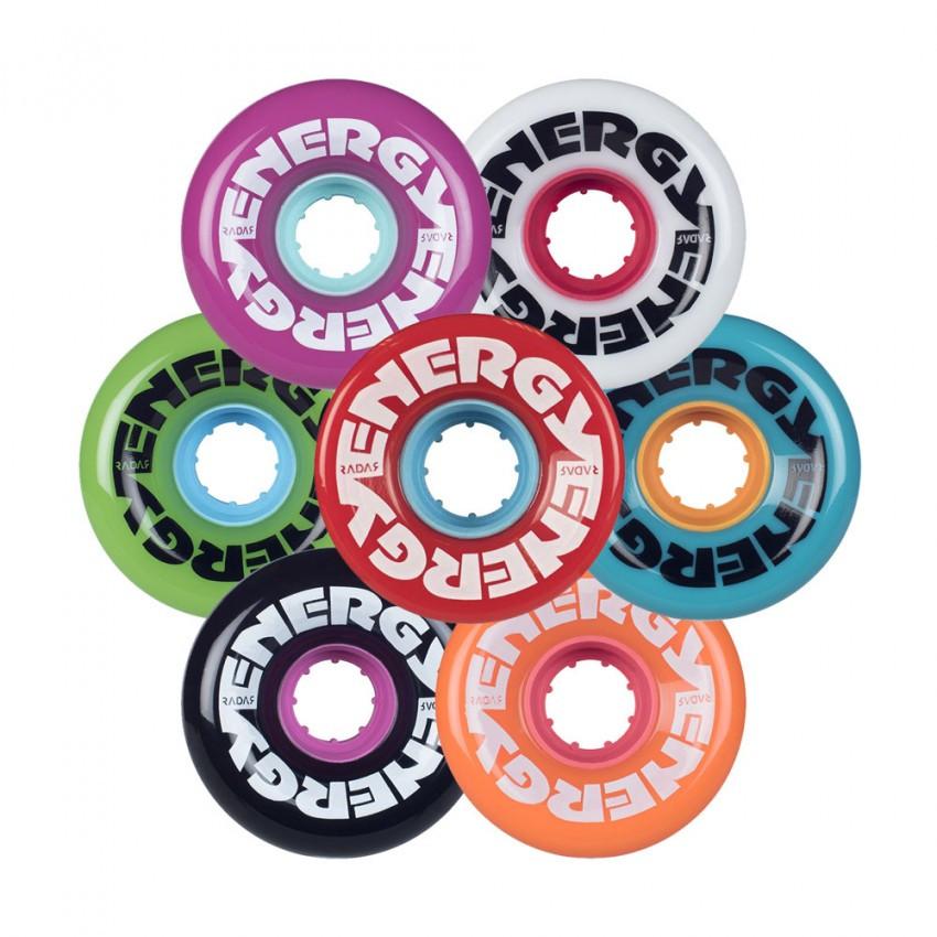 Radar Energy Wheels 57, 62 & 65mm 4 Pack (Most Popular)