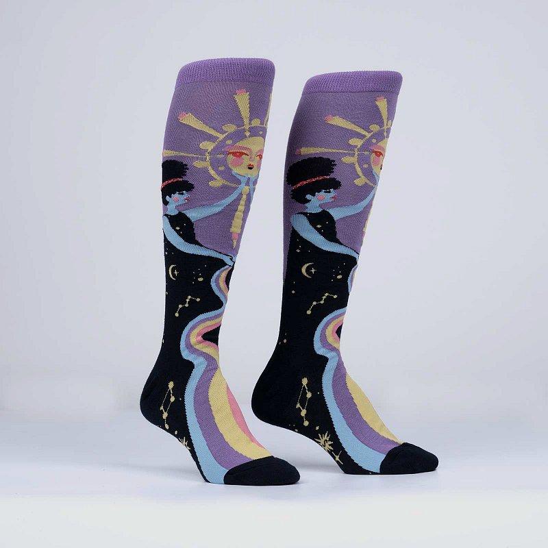Sock it to Me Cosmic Connection Knee High Socks