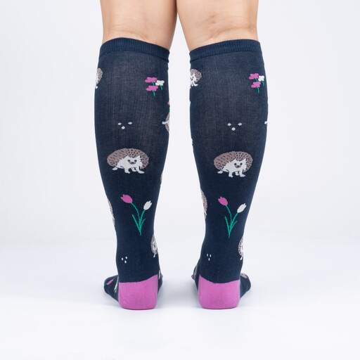 Sock it to Me Rollin' with my Hedgehog Knee High Socks