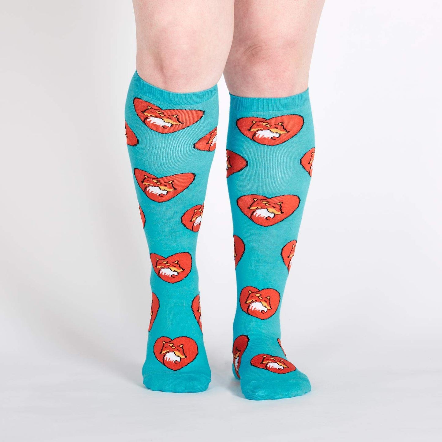Sock it to Me Box of Love Geschenkbox-Set, Stile: Hands Across Calves, Sasquatch Valentine, Fox Love Knee High 