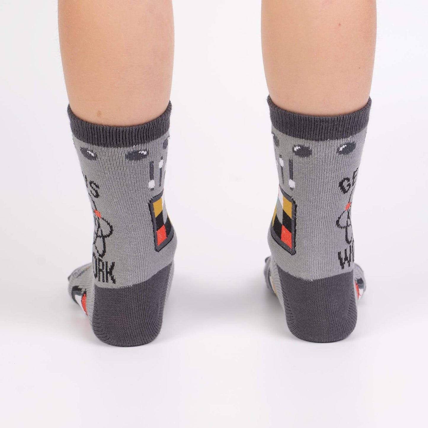 Sock it to Me Genius At Work Youth Crew Socks