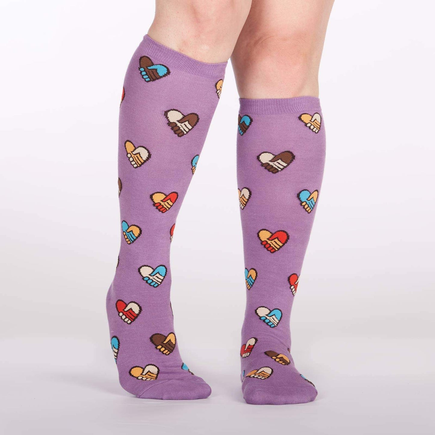 Sock it to Me Box of Love Geschenkbox-Set, Stile: Hands Across Calves, Sasquatch Valentine, Fox Love Knee High 