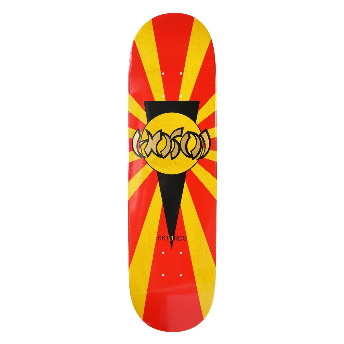 Hosoi Rising Sun 2015 Mini Ripper Deck Red/Yellow