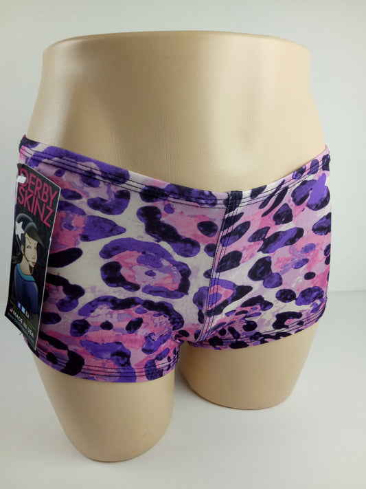 Derby Skinz Leopard Pink Purple