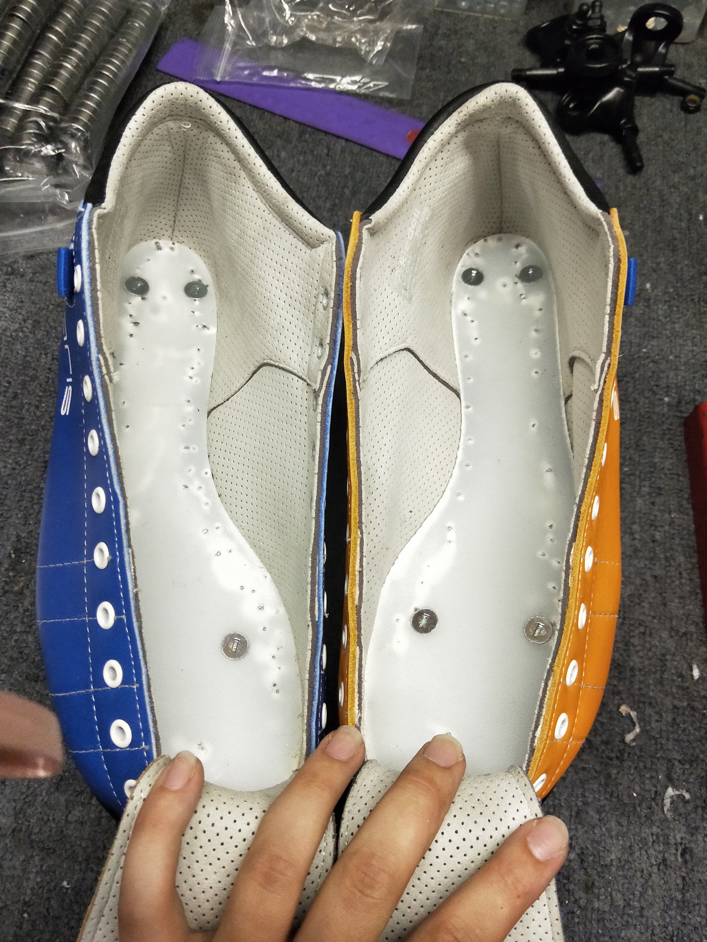 Rollschuhhalterung