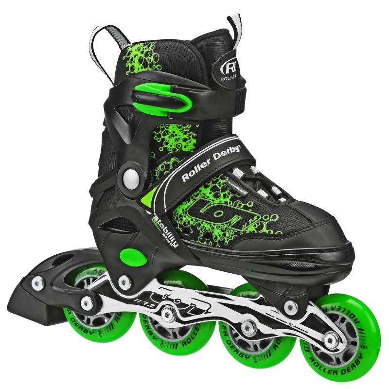 RDS Ion Inline Skates Black/Green