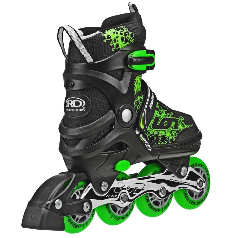 RDS Ion Inline Skates Black/Green