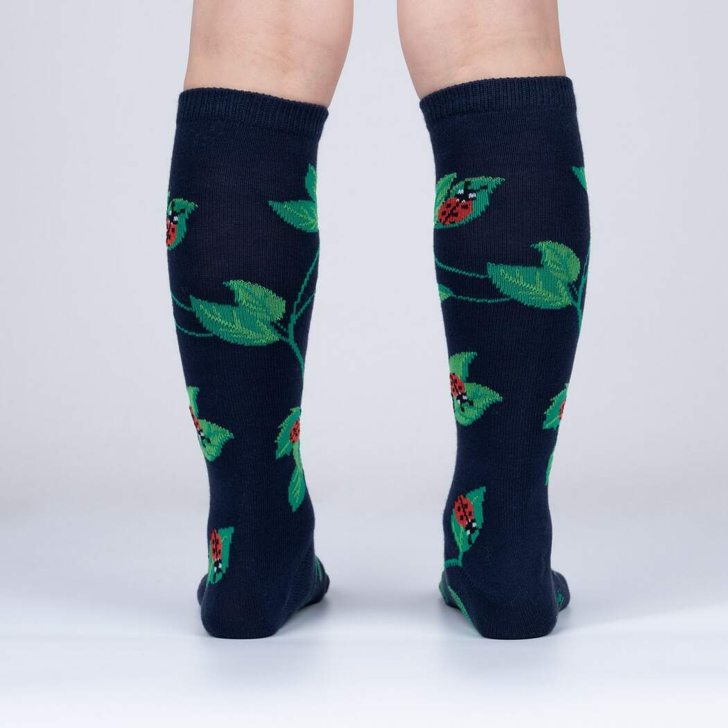 Sock it to Me Luck be a Lady Bug Youth Knee High Socks