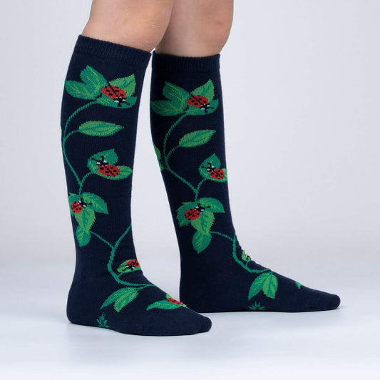 Sock it to Me Luck be a Lady Bug Youth Knee High Socks