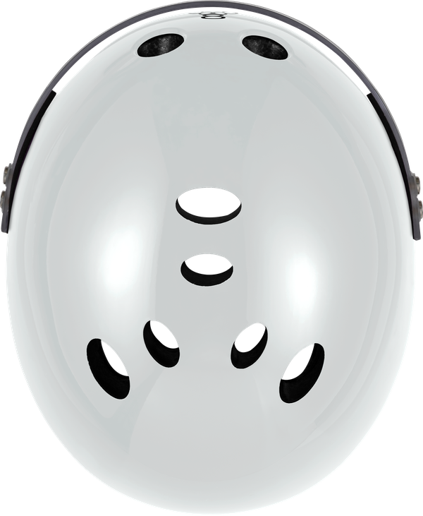 Triple 8 THE VISOR Certified Helmet SS White Glossy