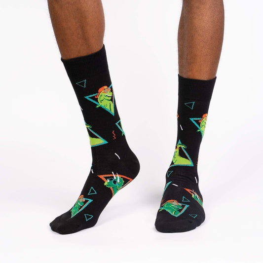 Sock it to Me Jurassic Party Mens Crew Socks