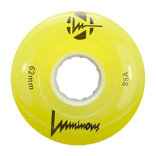 Luminous LED Quad Wheel 62mm 85a 4pack