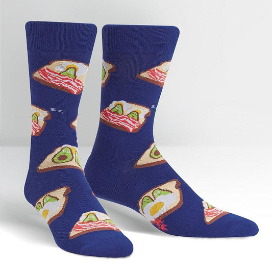 Sock it to Me – Frühstück im Bett – Crew-Socken für Herren