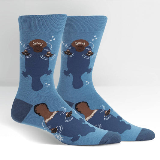 Sock it to Me Platypus Mens Crew Socks