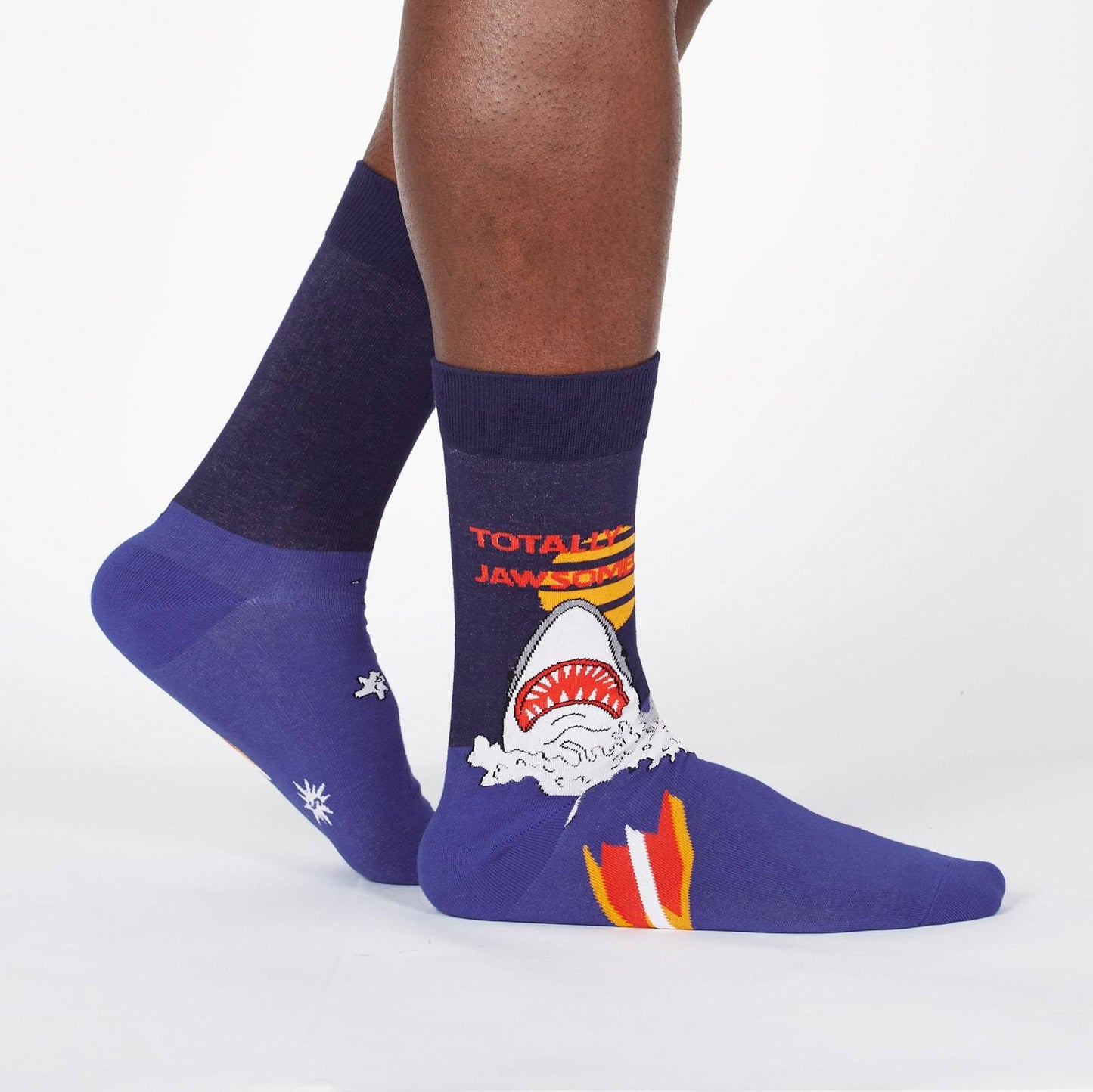 Sock it to Me Totally Jawsome! Mens Crew Socks