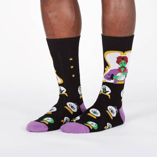 Sock it to Me The Future is Clear Mens Crew Socks