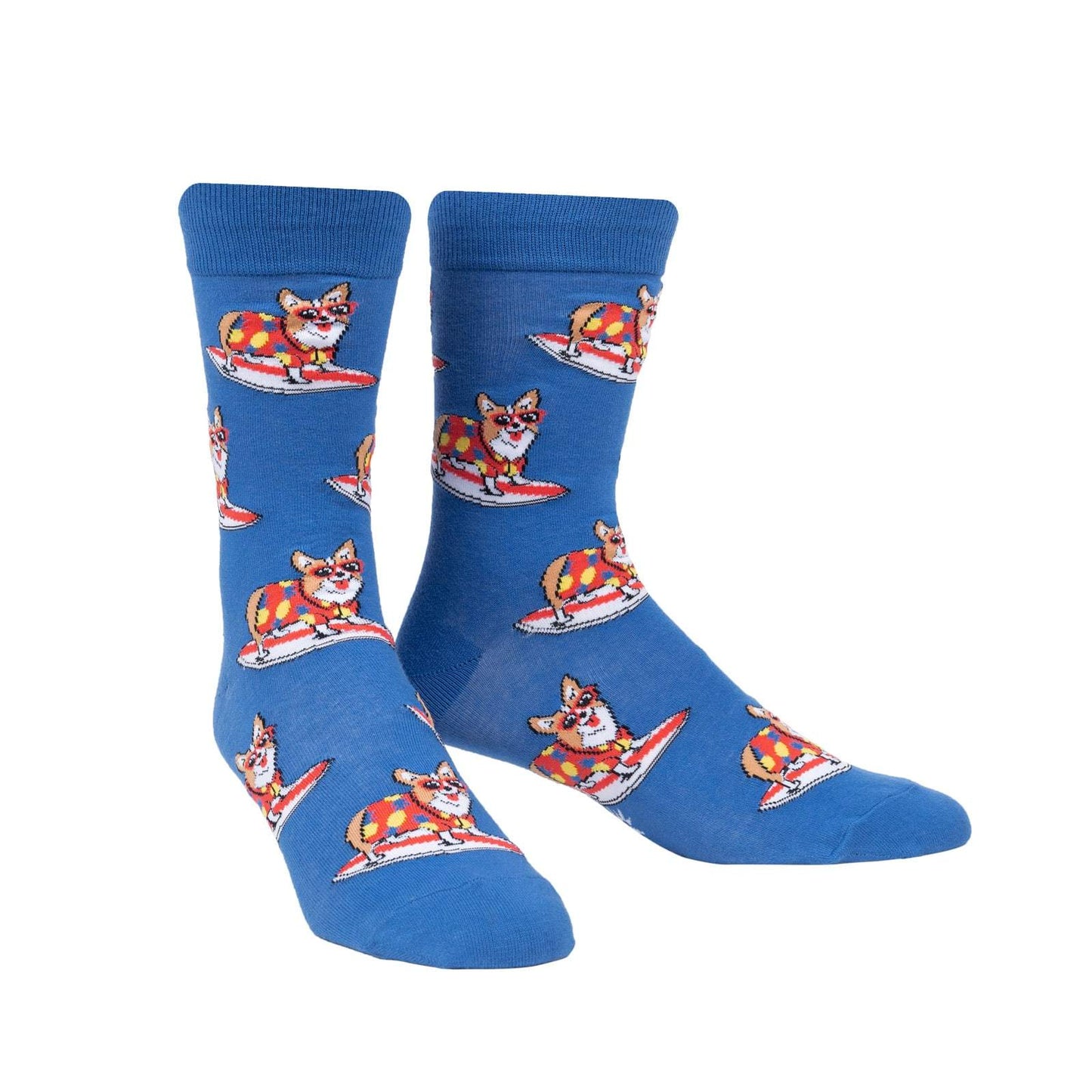 Sock it to Me Corgi-bunga! Mens Crew Socks