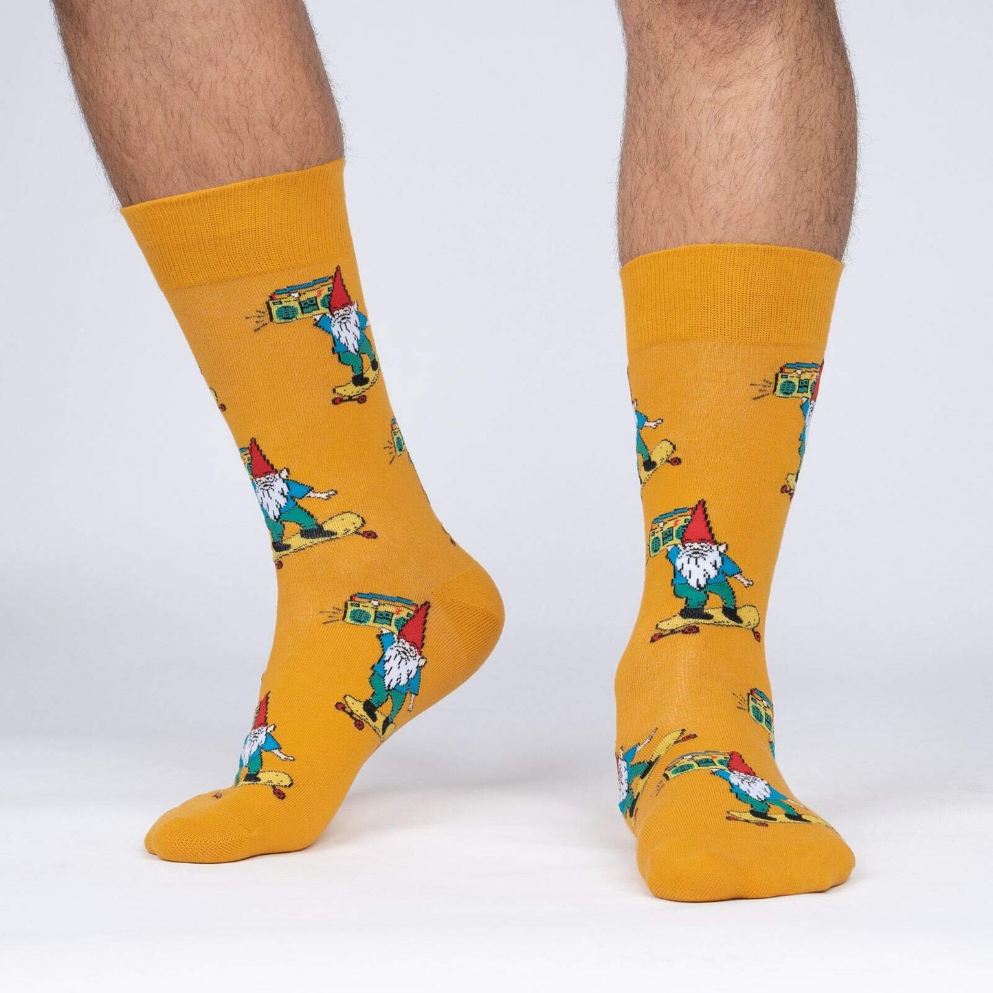 Sock it to Me Gnarly Gnome Mens Crew Socks
