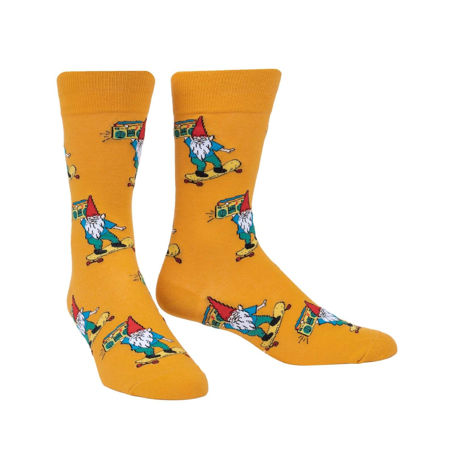 Sock it to Me Gnarly Gnome Mens Crew Socks