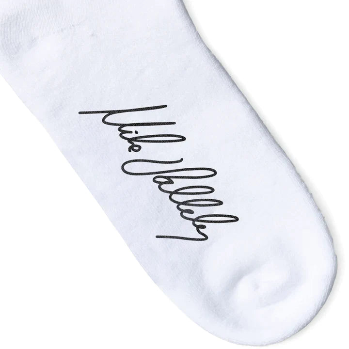 SOCCO Mike Vallely Bolt | White Mid Socks