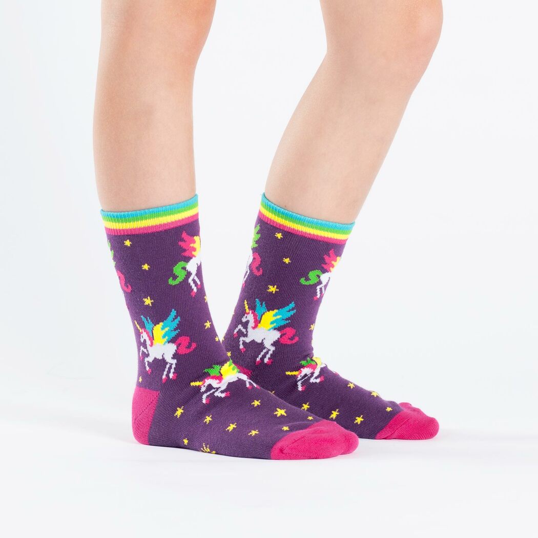 Sock it to Me Winging it Youth Crew Socks 3-Pack
