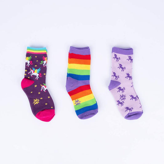 Sock it to Me Winging it Youth Crew Socks 3-Pack