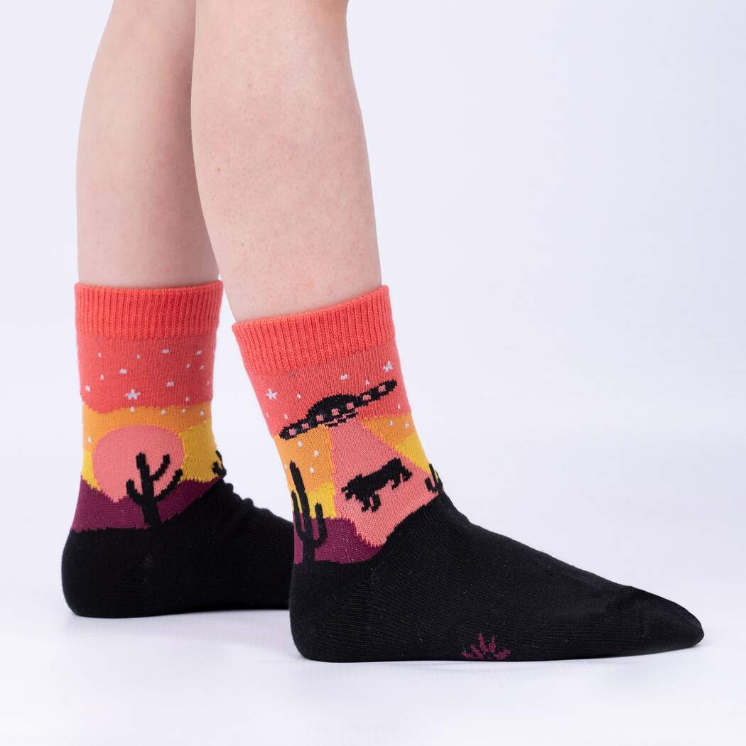 Sock it to Me Area 51 Youth Crew Socks 3-Pack