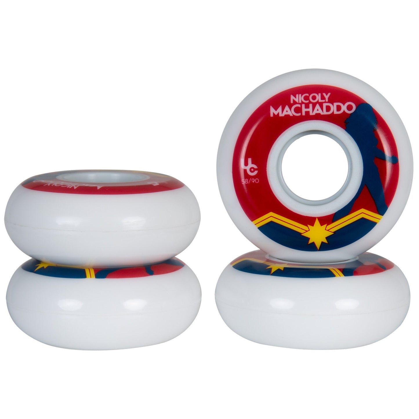 Undercover Nicoly Machaddo Pro 58mm 90a Inline Wheels 4pack