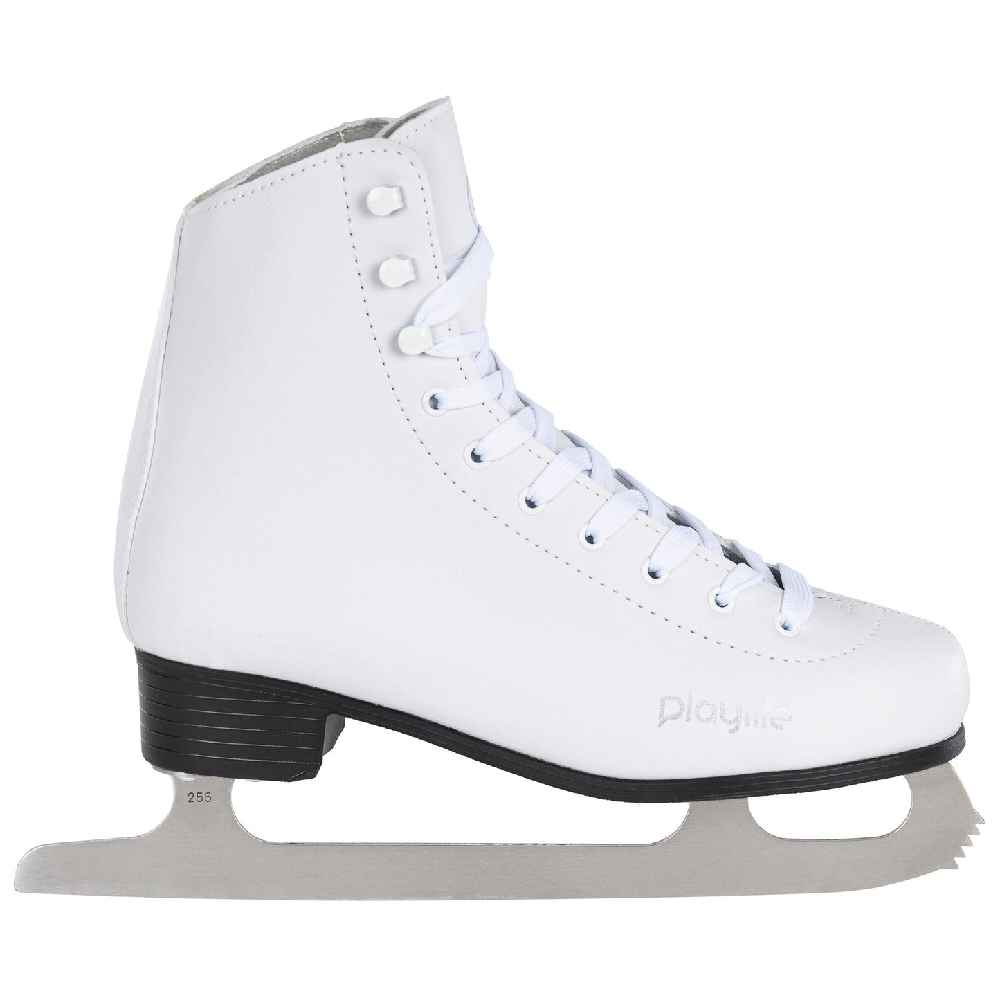 Playlife Klassischer weißer Schlittschuh