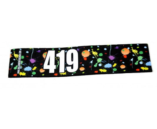 Number Arm Bands Deluxe- Paint Splatter