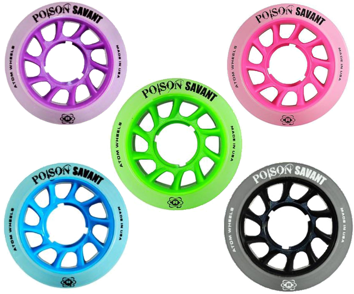 Atom Poison Savant Wheels 59mm 4pack